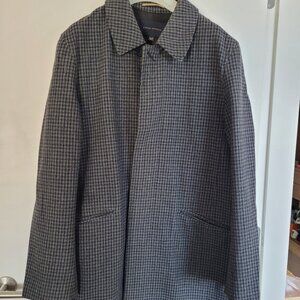 Wool like-new mid-length lined jacket